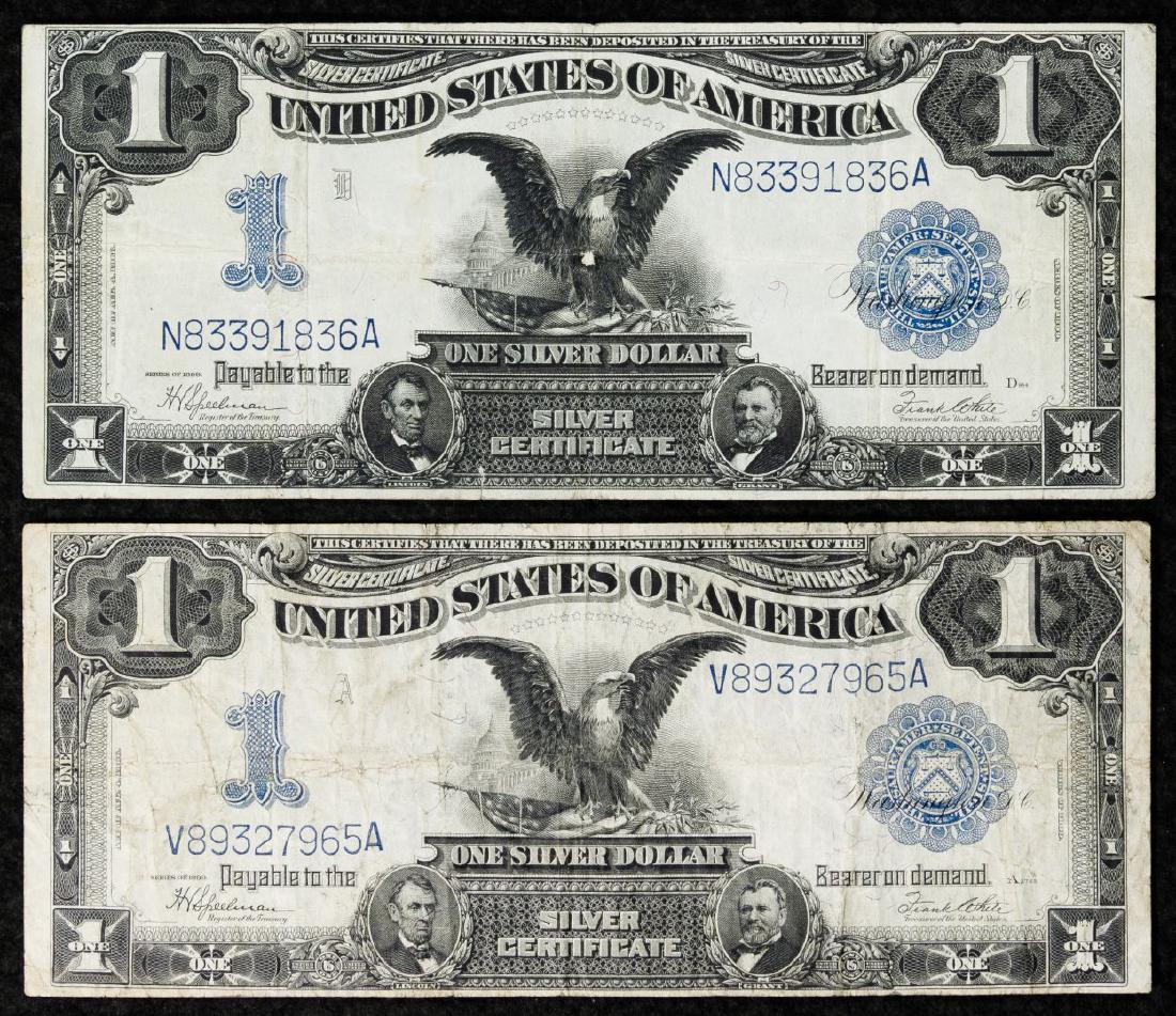 1899 $1 'Black Eagle' Silver Certificates VF/VF+ (1 of 2)