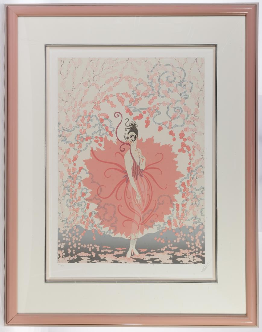Romain de Tirtoff (Erte) (Russian, 1892-1990) 'Fleur (1 of 4)