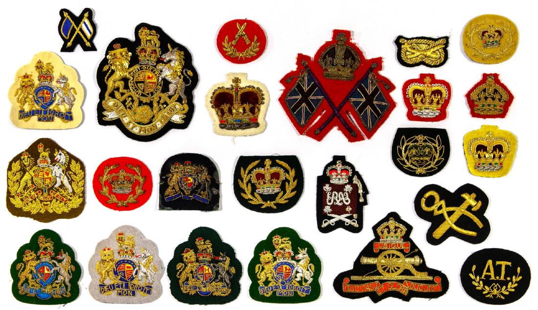 World War II and Current British Bullion Patches (1 of 2)