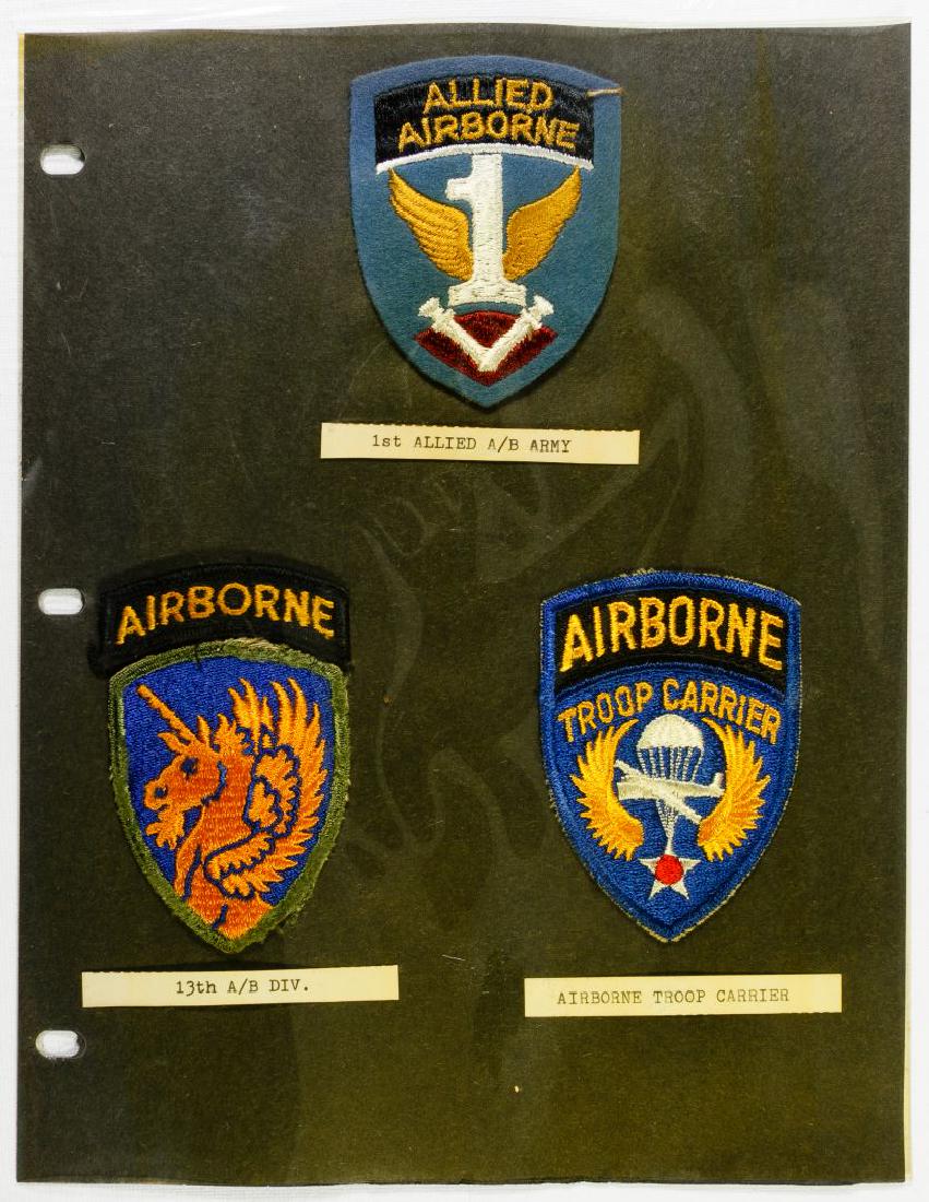 World War II and Post War Military Patch Assortment (1 of 9)