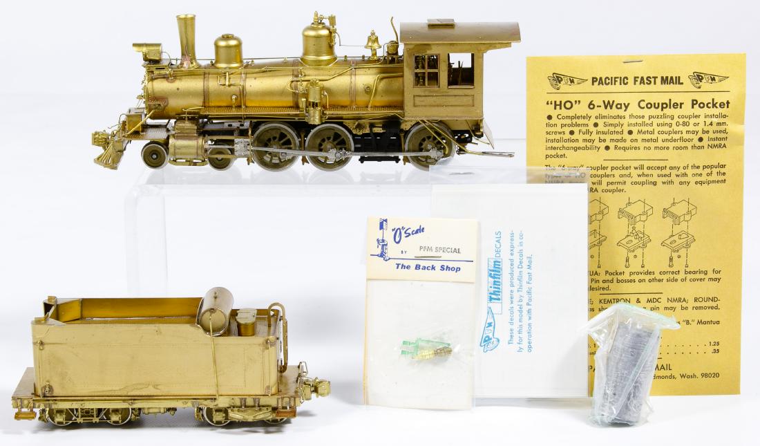 D&RGW Fujiyama Kogyo Co. Class T-12 4-6-0 Brass Engine (1 of 4)