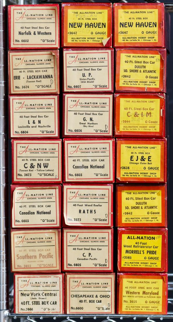 The All-Nation Line O Gauge Model Train Car Kit (1 of 1)
