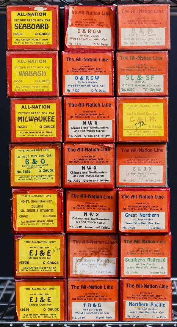 The All-Nation Line O Gauge Model Train Car Kit (1 of 1)