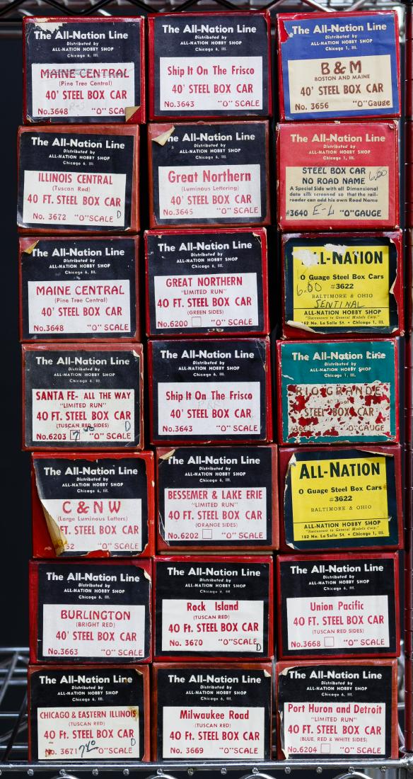 The All-Nation Line O Gauge Model Train Car Kit (1 of 1)