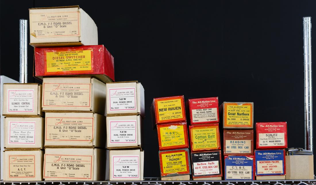 The All-Nation Line O Gauge Model Train Car Kit (1 of 1)