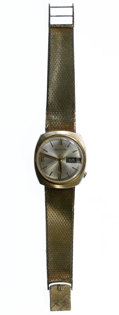 Bulova Accutron 14k Gold Case and Band Wrist Watch (1 of 4)