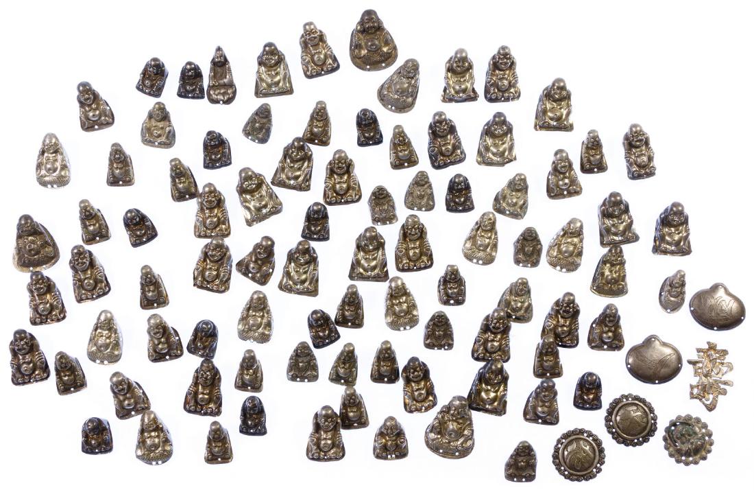 Chinese Silverplate Buddha Assortment (1 of 4)