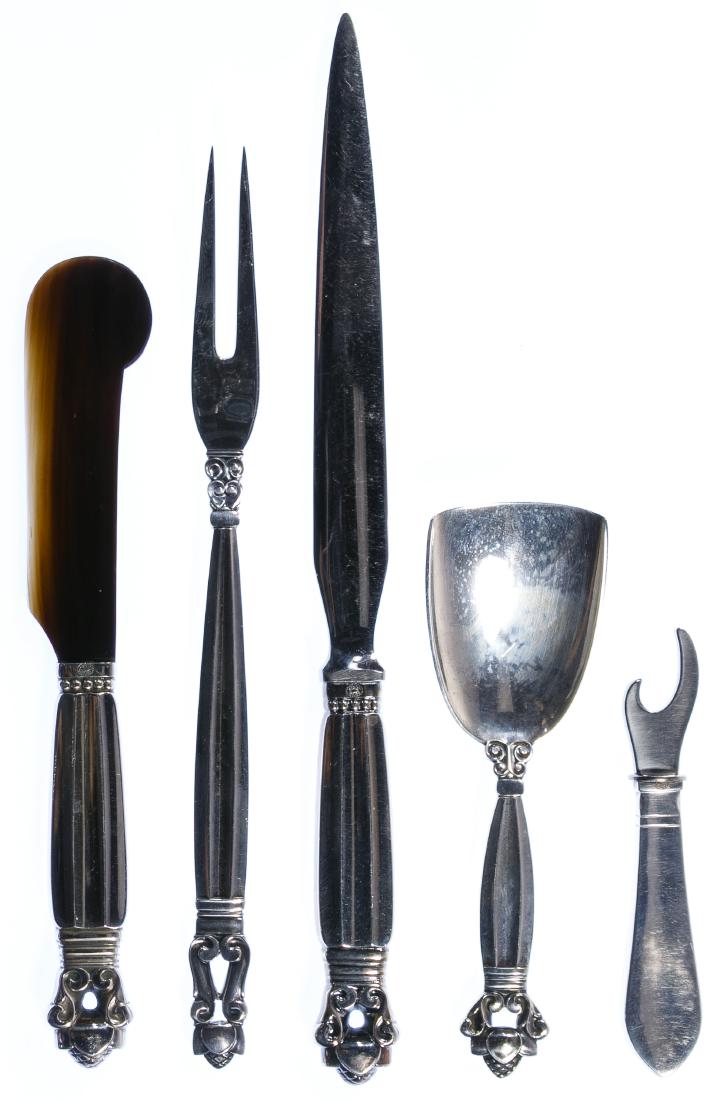 Georg Jensen Sterling Silver Utensil Assortment (1 of 3)