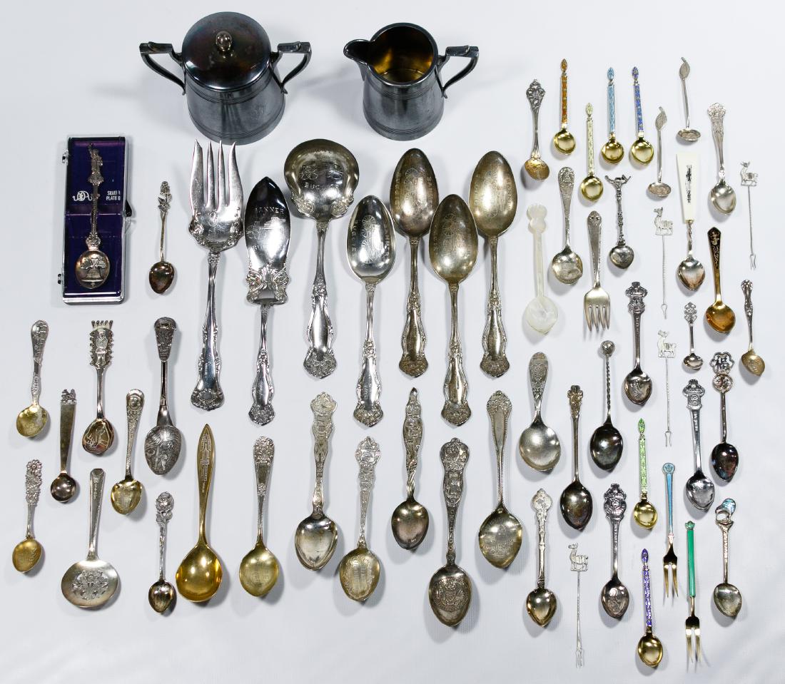 Sterling Silver Flatware and Souvenir Spoon Assortment (1 of 5)