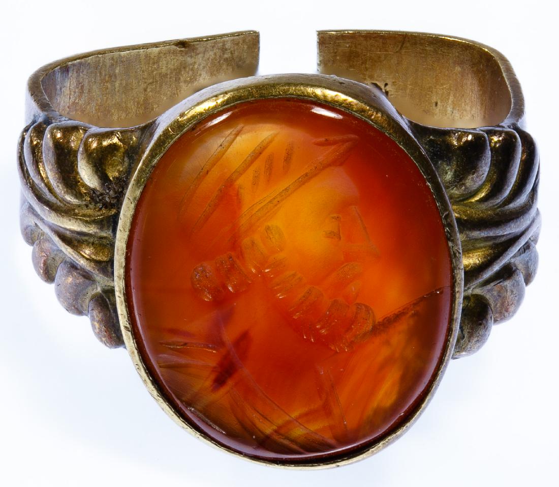 intaglio ring intaglio ring