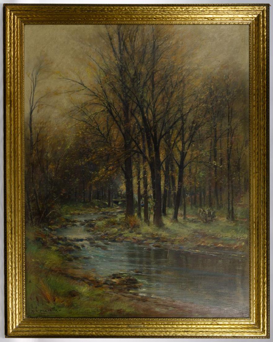 Hardesty Gilmore Maratta (American, 1864-1924) Oil on (1 of 8)