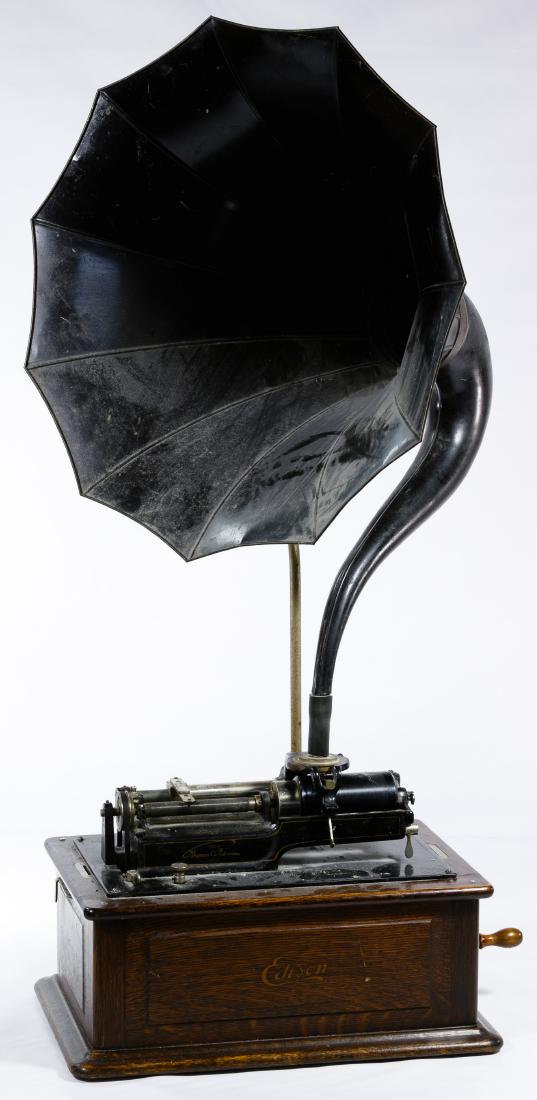 Edison Cylinder Roll Phonograph (1 of 6)