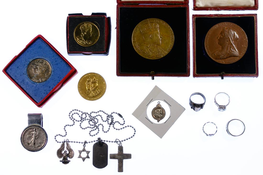 Coronation Medal and Silver Assortment (1 of 2)