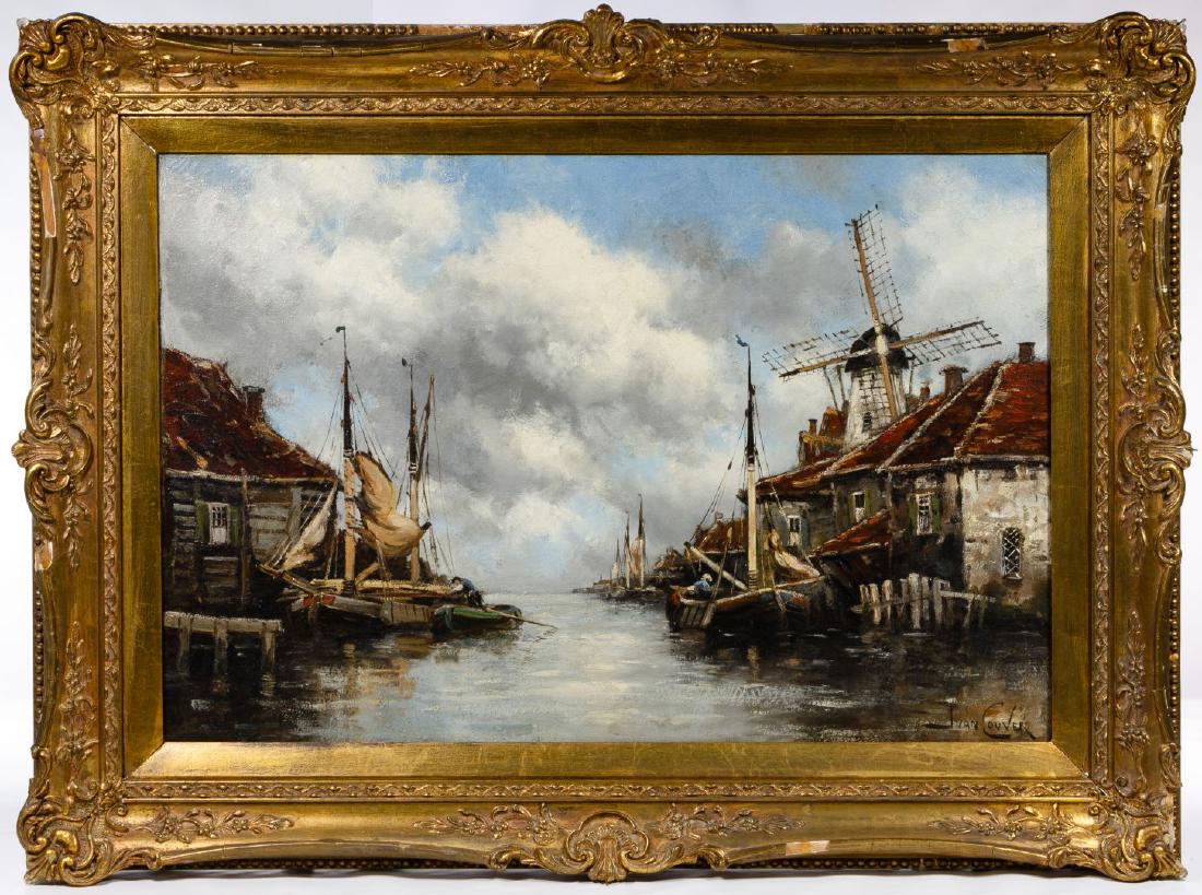 Jan van Couver (Dutch, 1836-1909) Oil on Canvas (1 of 9)