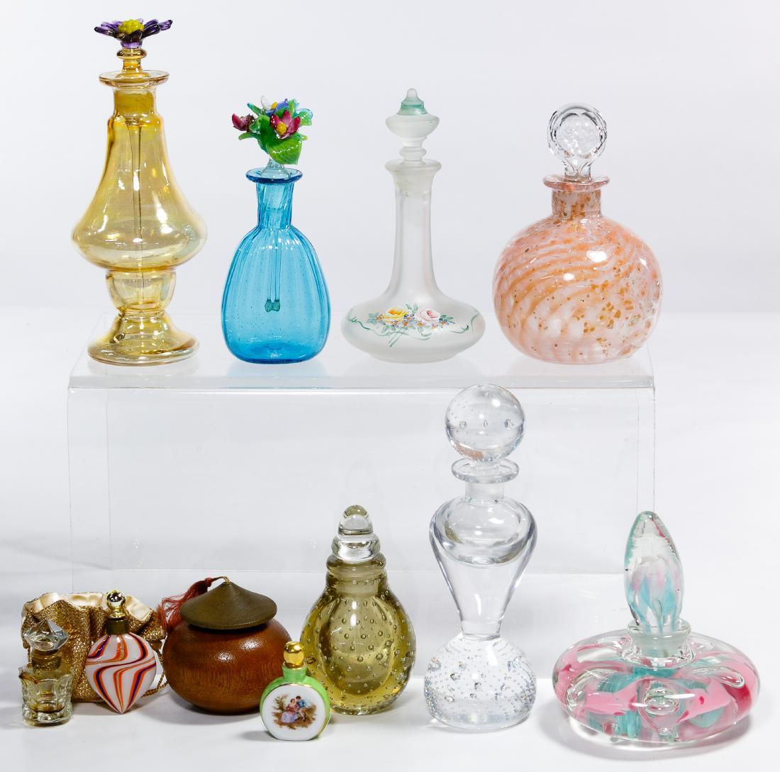 Art Glass Perfume Bottle Assortment (1 of 1)