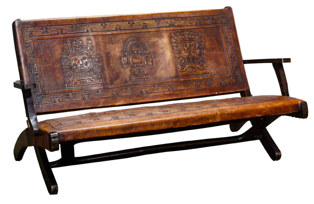 Angel Pazmino for Muebles de Estilo Tooled Leather (1 of 3)