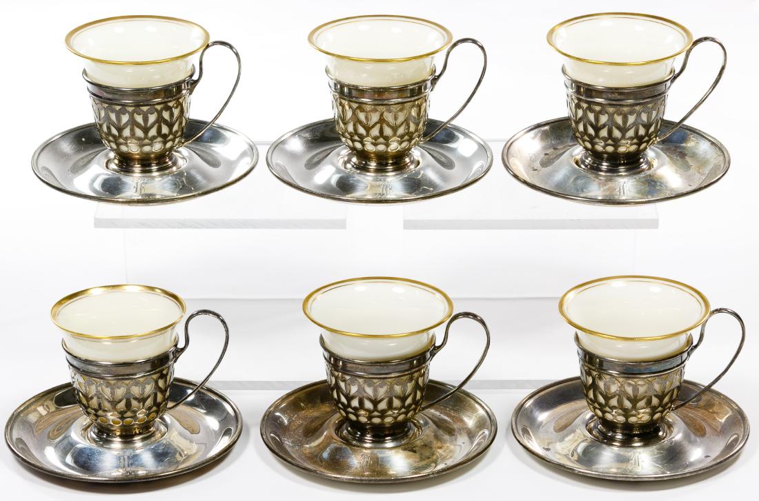Gorham Sterling Silver and Lenox China Demitasse (1 of 1)