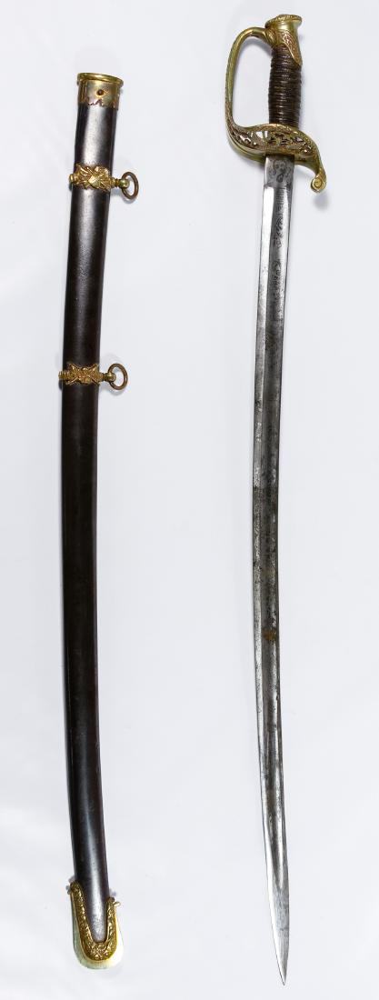 Civil War Era Dress Sword and Scabbard (1 of 14)