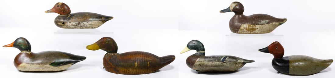 Carved Wood Duck Decoy Assortment (1 of 7)