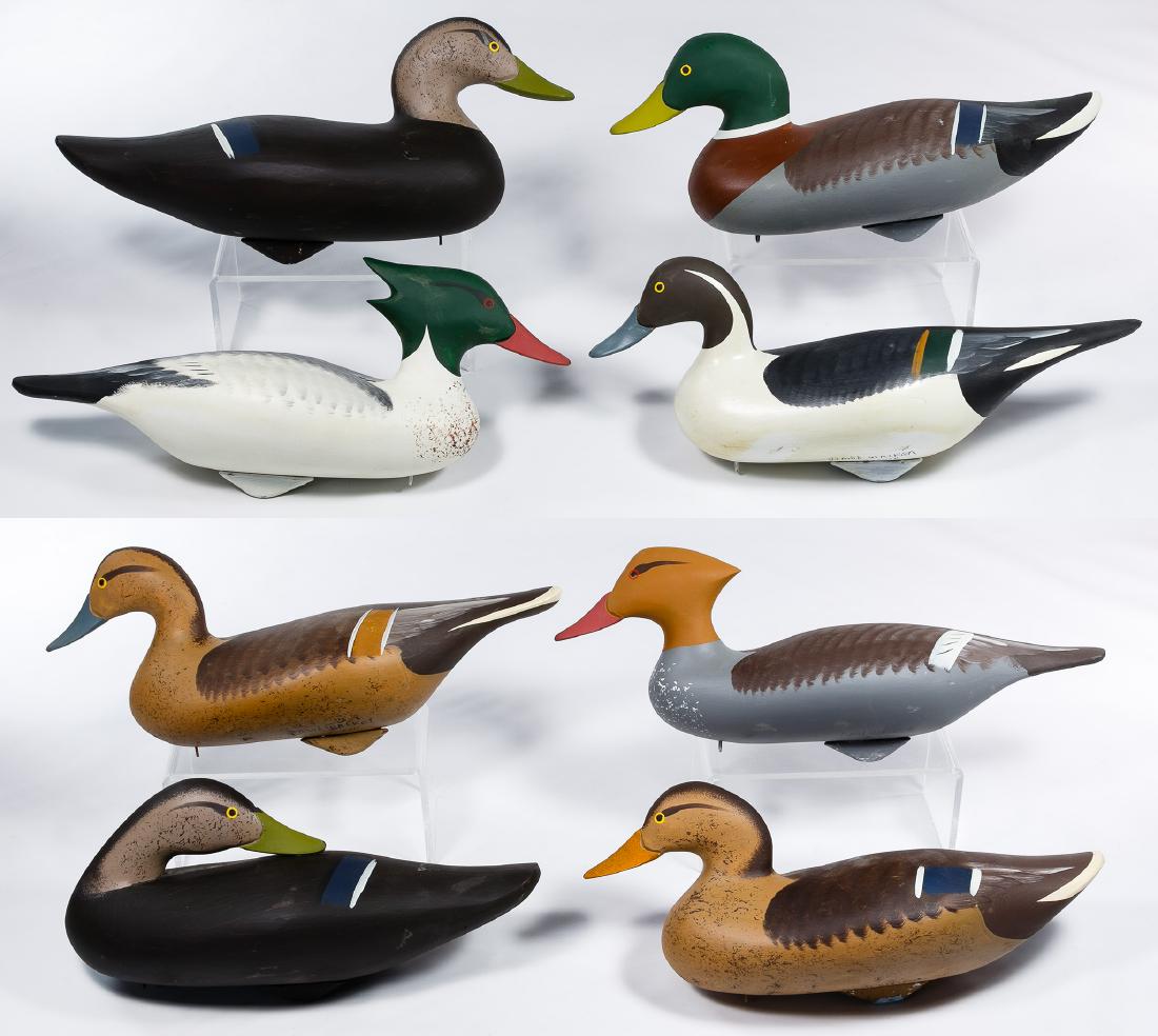 David Walker Carved Wood Duck Decoy Assortment (1 of 5)