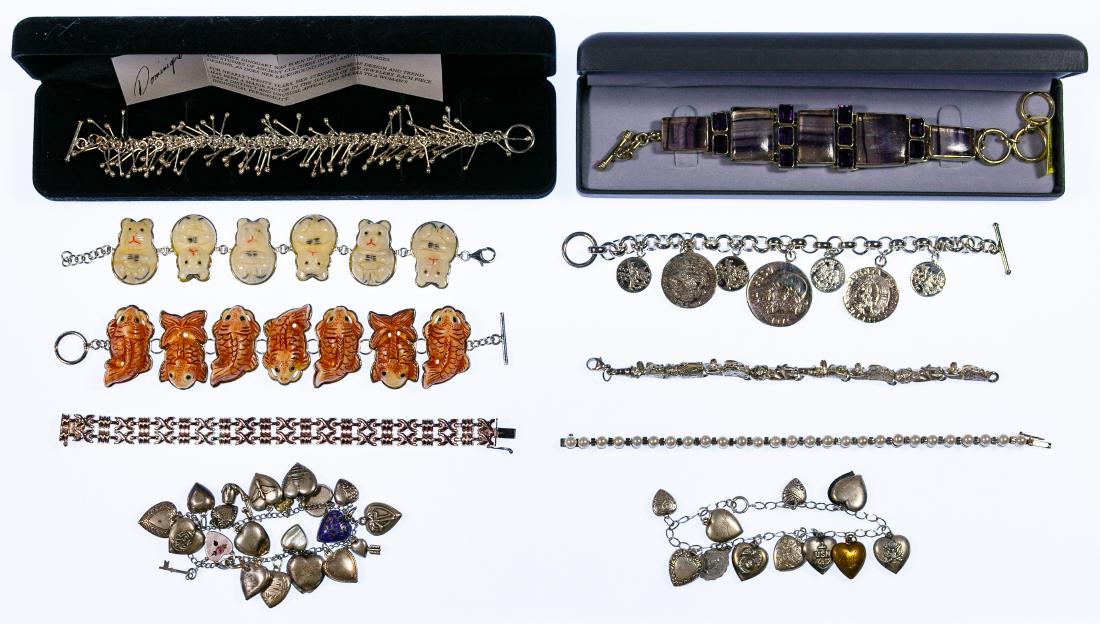 Sterling Silver Link Bracelet Assortment (1 of 1)