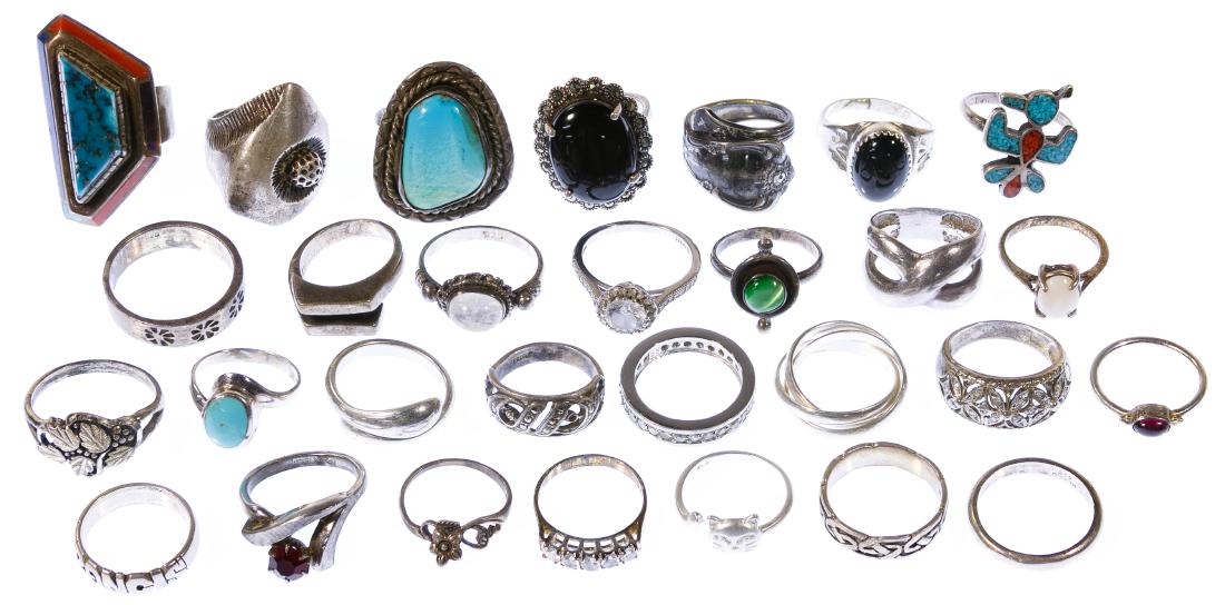 Sterling Silver Ring Assortment (1 of 1)