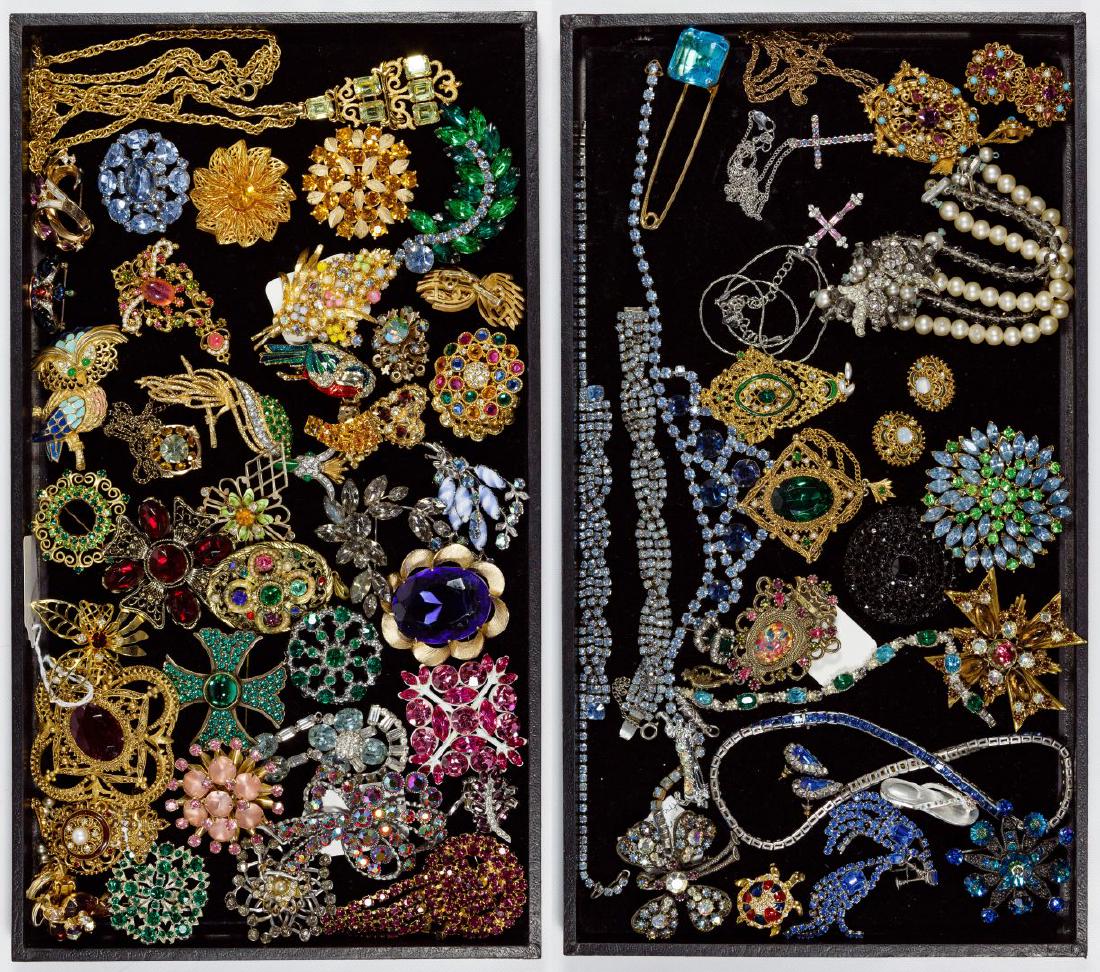 Colored Rhinestone Jewelry Assortment (1 of 5)