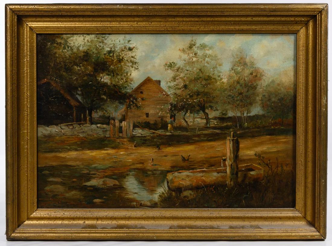 Unknown Artist (European, 20th Century) Oil on Board (1 of 4)