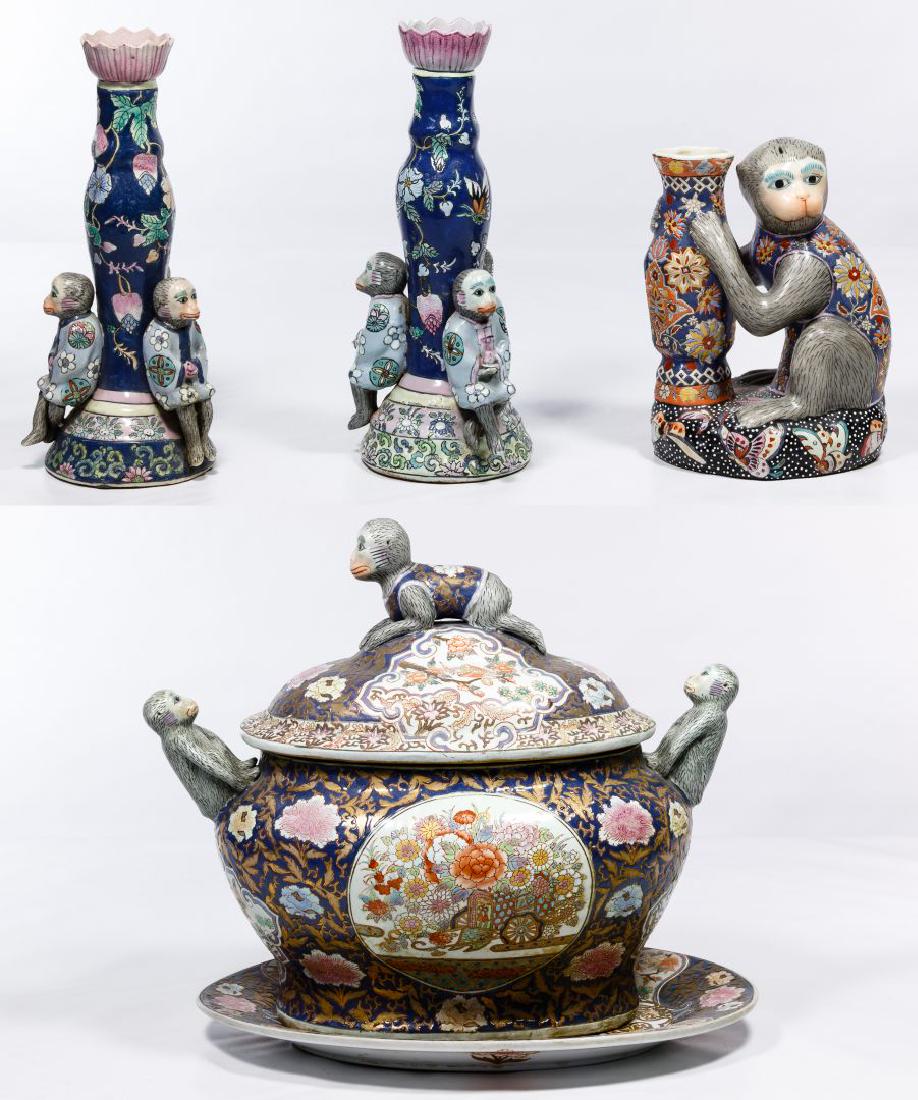 Asian Porcelain Monkey Assortment (1 of 5)