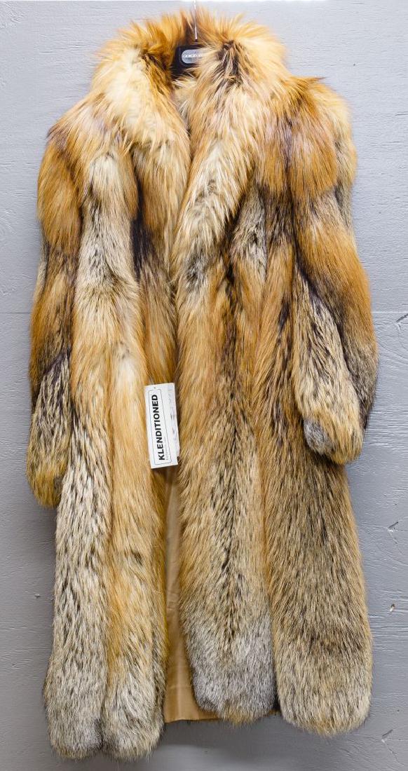 Red Fox Fur Coat
