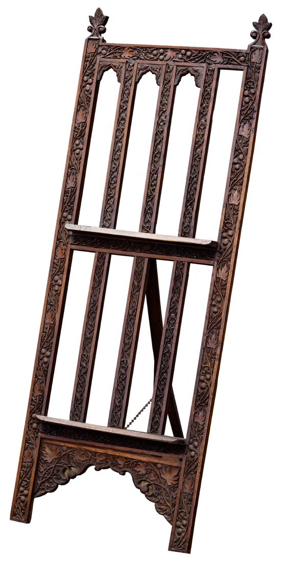 Hand Carved Wood Display Easel (1 of 5)