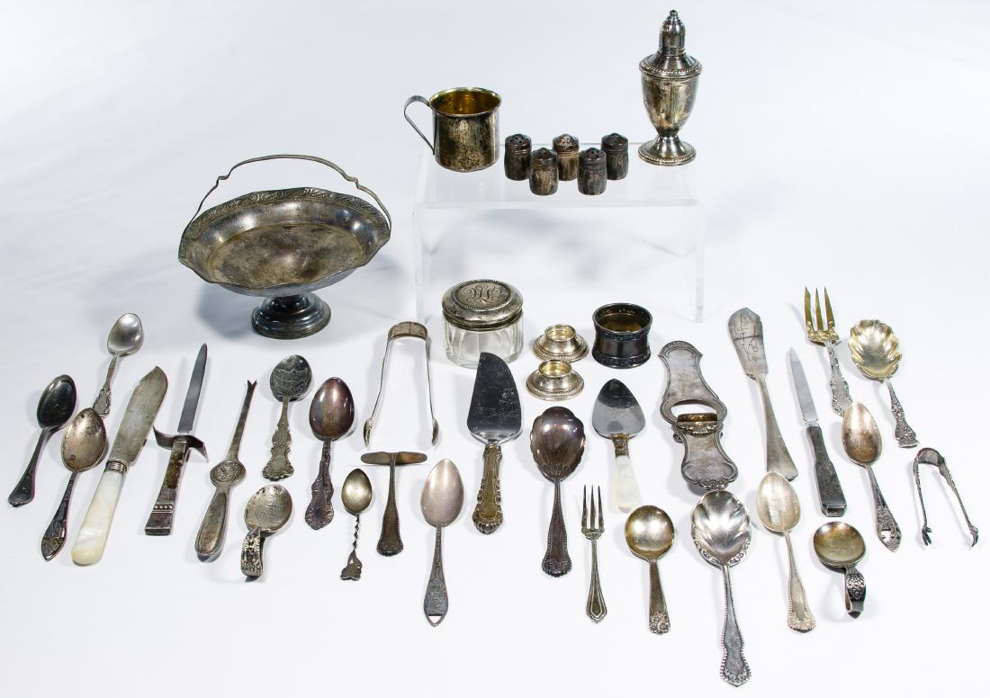 Sterling Silver Hollowware and Flatware Assortment (1 of 1)