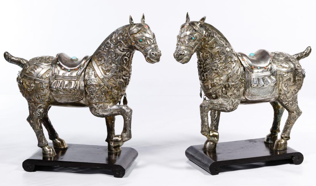 Chinese Silver Horses (1 of 7)