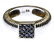 18k White Gold and Black Diamond Ring