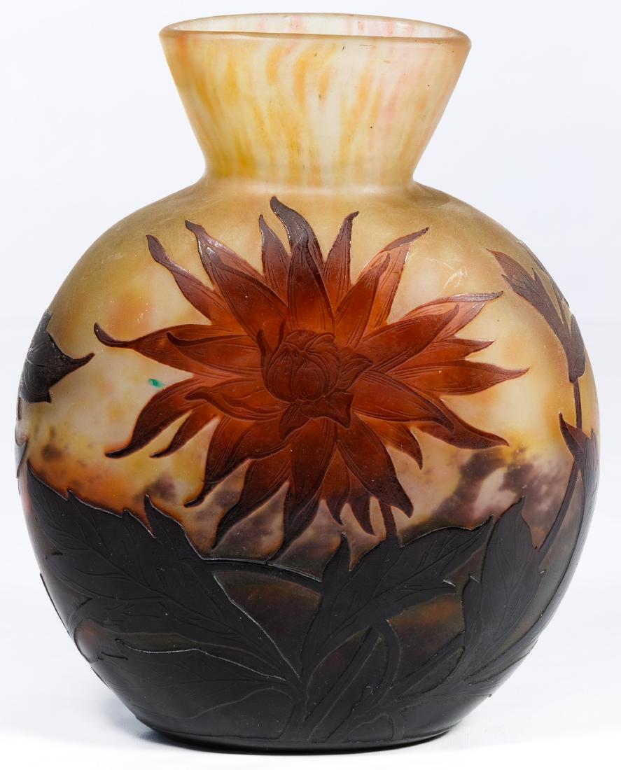 Daum Nancy Cameo Glass Vase (1 of 6)