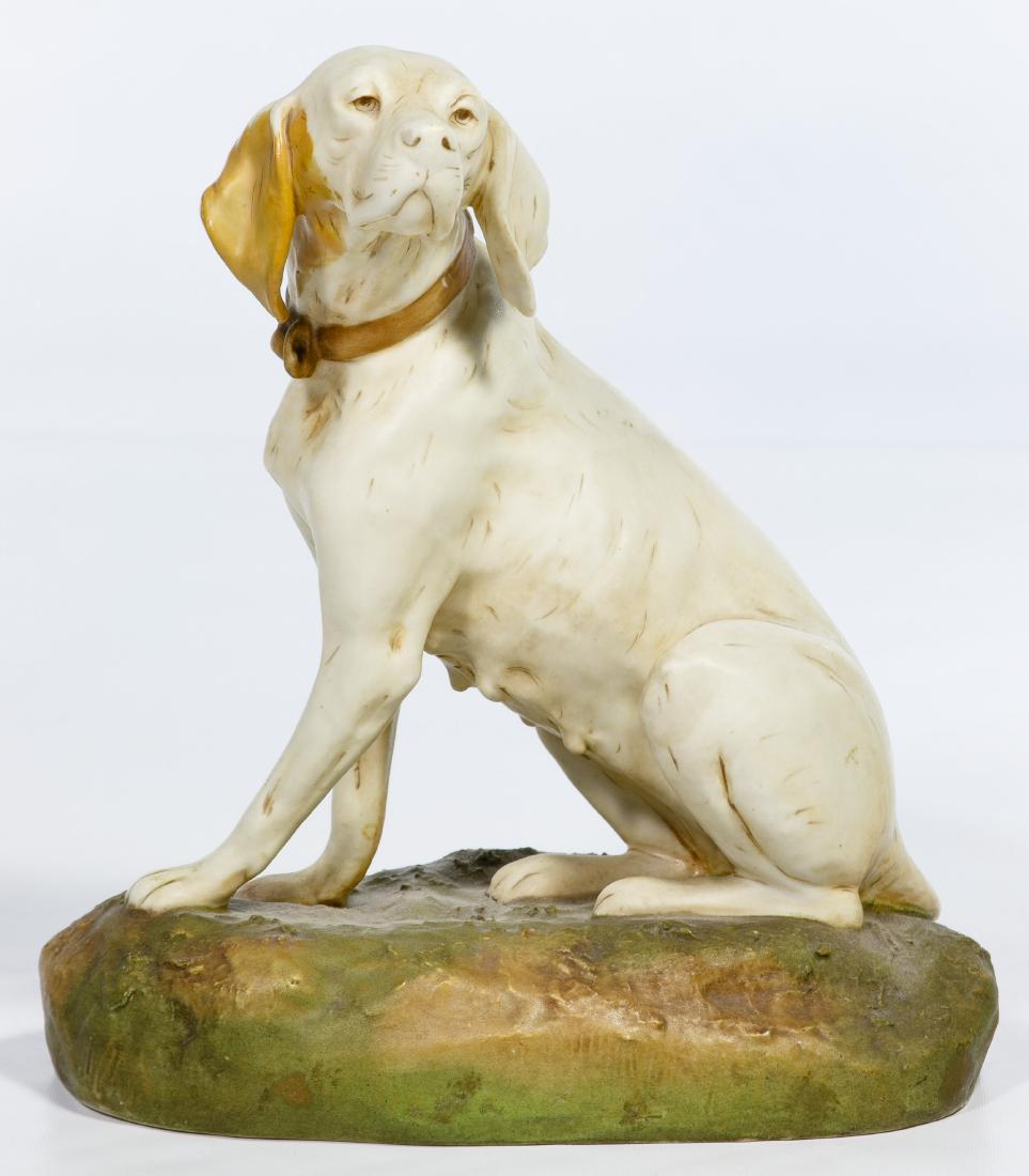 Royal Dux Porcelain Dog Figurine (1 of 5)