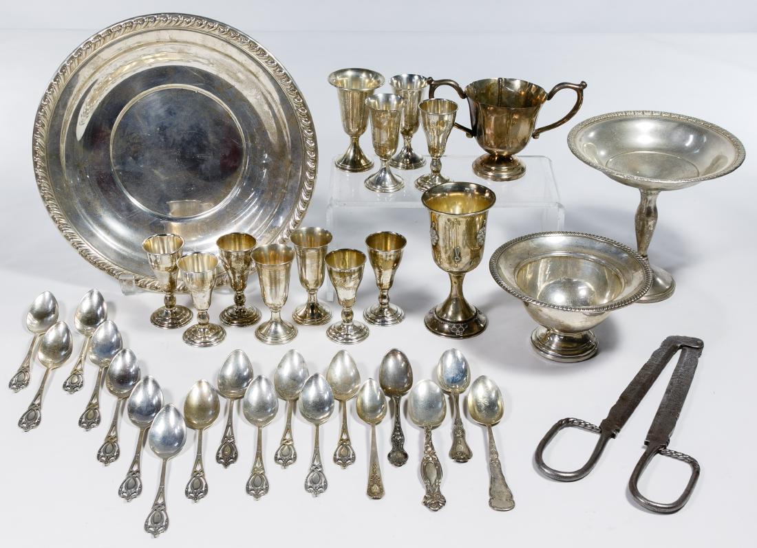 Sterling Silver Hollowware and Flatware Assortment (1 of 1)