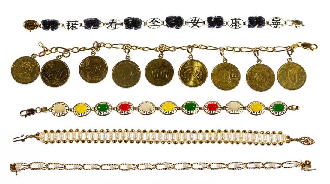 14k Gold Bracelet Assortment (1 of 1)