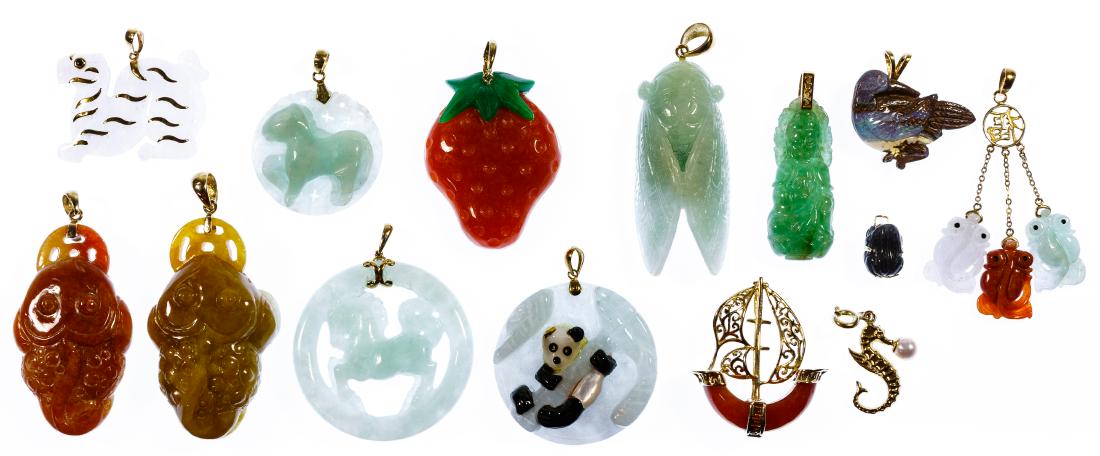 14k Gold Charm and Pendant Assortment (1 of 1)