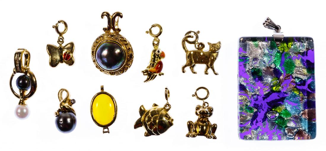 14k Gold Charm and Pendant Assortment (1 of 1)
