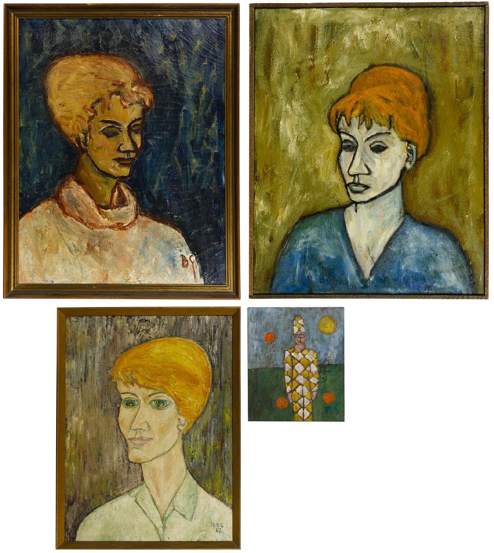 Manuel Blanco-Gonzalez (Spanish, 1932-2004) Portrait (1 of 5)