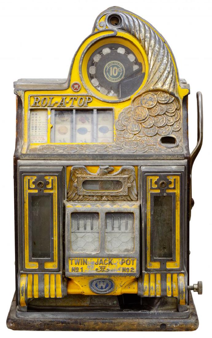 Watling 'Rol-A-Top' 10c Slot Machine (1 of 6)