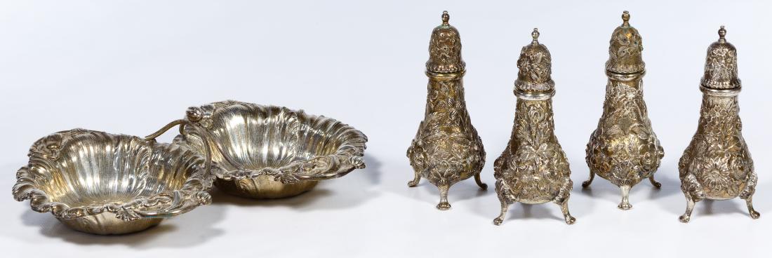 S. Kirk & Son Sterling Silver 'Repousse' Salt and (1 of 6)