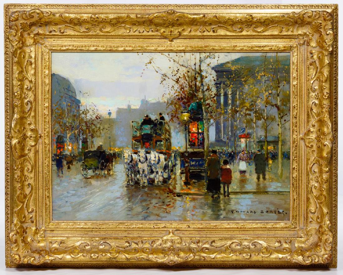 Edouard Cortes (French, 1882-1969) "Place de La Madelei (1 of 12)