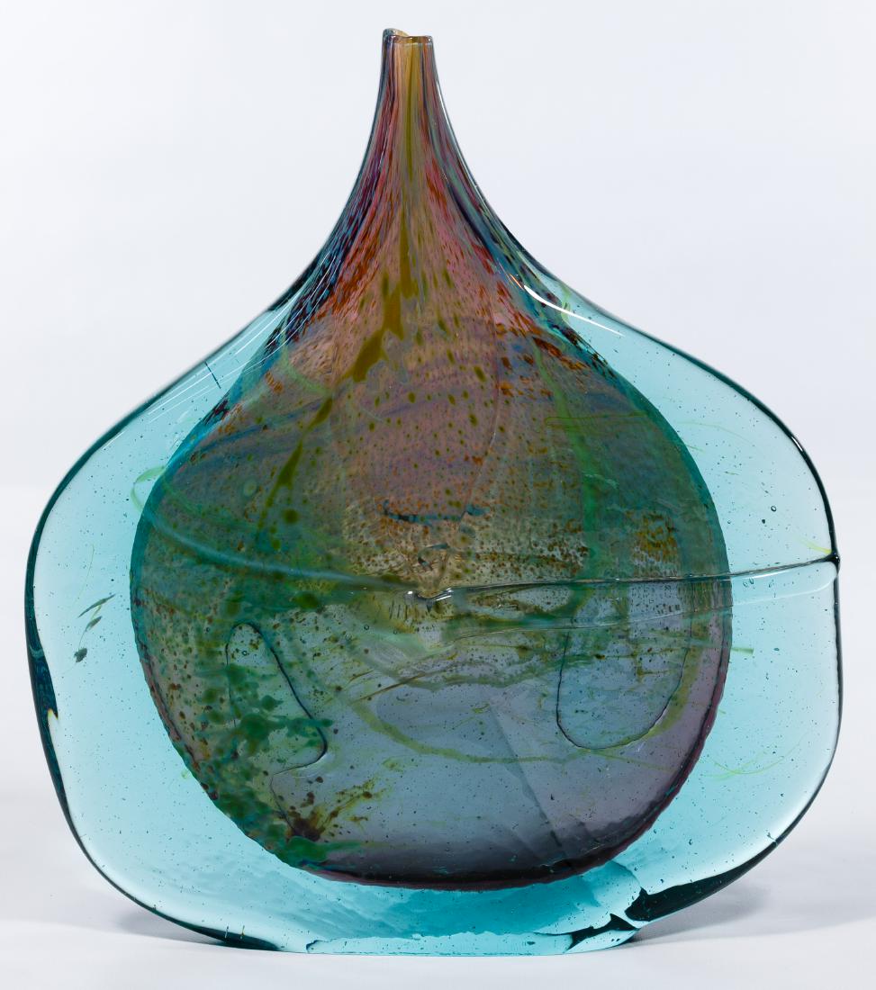 Michael Harris for Mdina Art Glass Fish Head Vase (1 of 6)