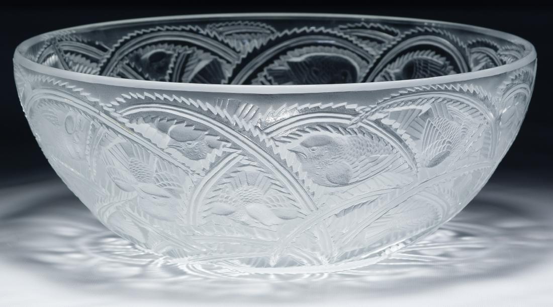 Lalique Crystal 'Pinson' Bowl (1 of 1)