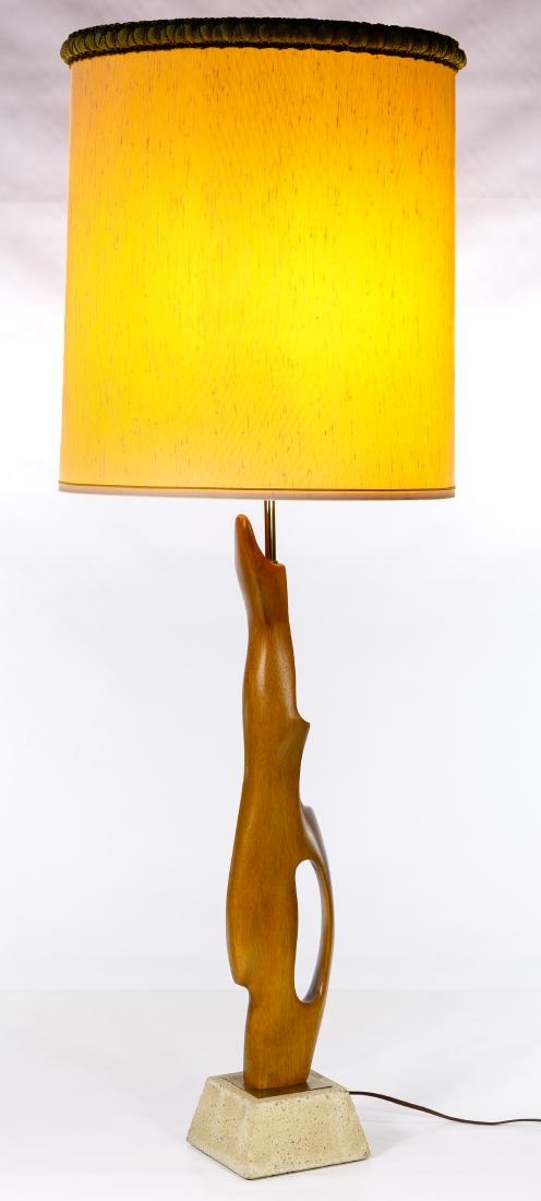 (Attributed to) Laurel Teak Driftwood-style Table Lamp (1 of 9)