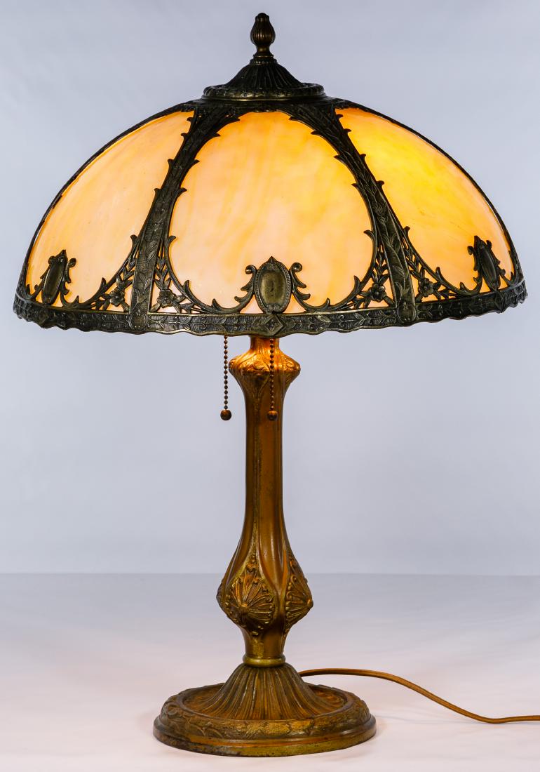 Salem Brothers Slag Glass Shade Table Lamp Feb 17, 2019 Leonard