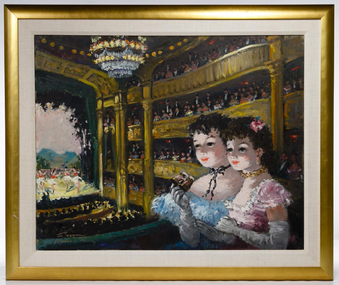 Francois Gerome (French, b.1895) Oil on Canvas (1 of 6)