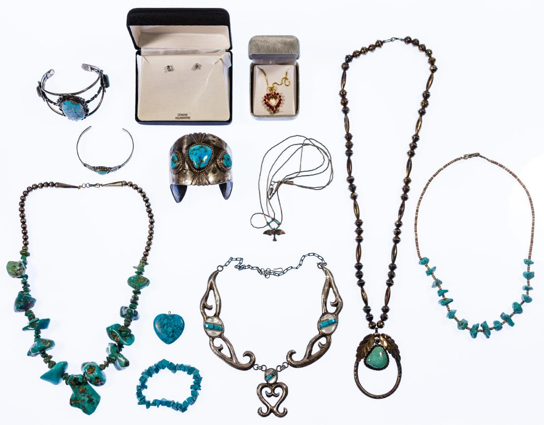 Sterling Silver and Turquoise Jewelry Assortment (1 of 1)